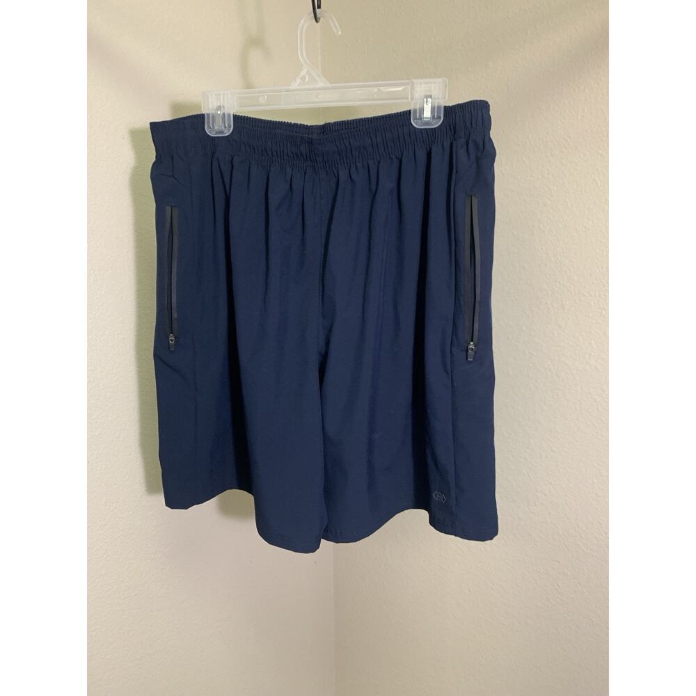 Legend Shorts Men's XL Dark Blue Elastic Waist Draw string  Stretch Athletic